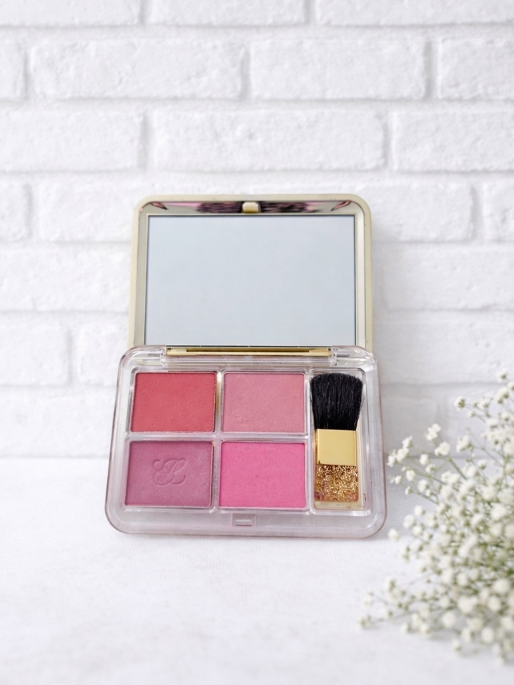 Rare Estee Lauder Deluxe Blush Compact-4 Discontinued Shades NEW